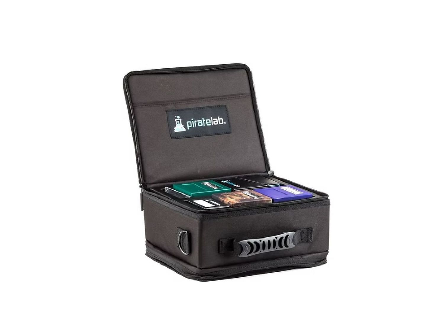 2-Row Card Case, Black
